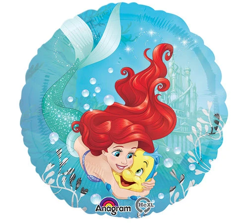 PALLONCINO SIRENETTA GONFIABILE AD ELIO (45 CM CIRCA)