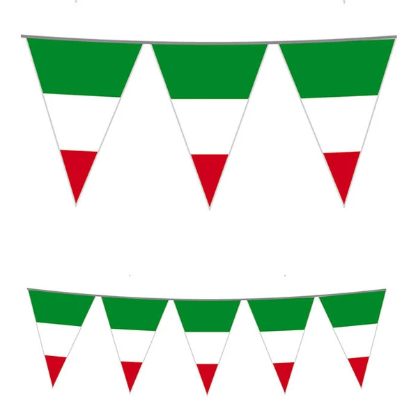 FESTONE BANDIERINE A TEMA ITALIA  10 MT X25 CM  1 PZ
