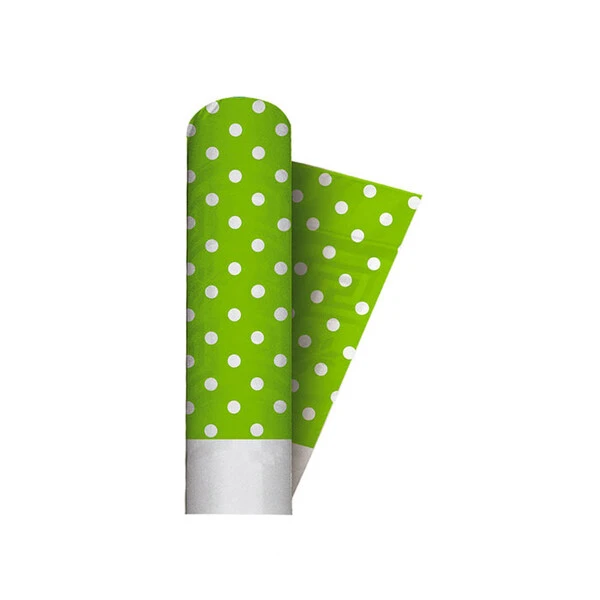 TOVAGLIA IN CARTA GOFFRATA VERDE MELA POIS 1,20X5 MT