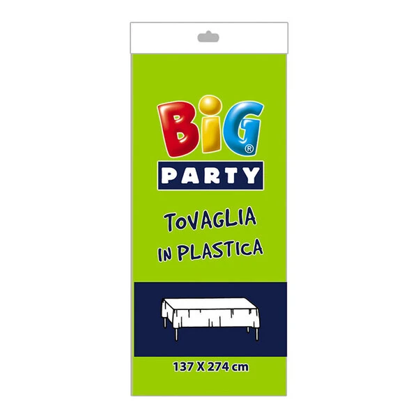 TOVAGLIA IN PLASTICA VERDE MELA 137X274 CM  1 PZ