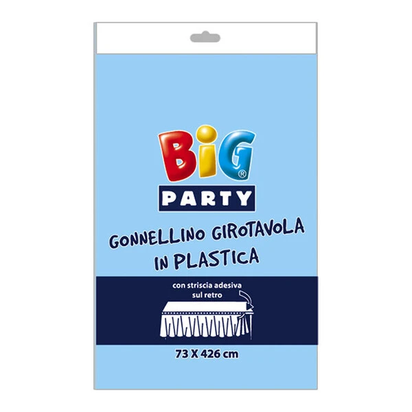GONNELLONE IN PLASTICA AZZURRO 73X426 CM