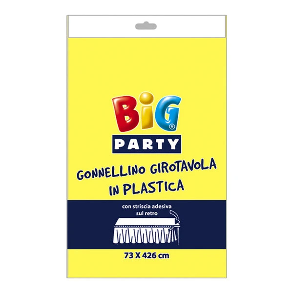 GONNELLONE IN PLASTICA GIALLO 73X426 CM