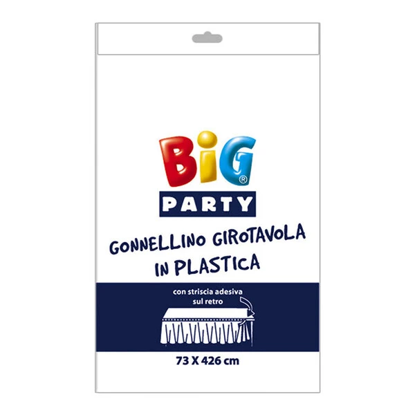 GONNELLONE IN PLASTICA BIANCO 73X426 CM