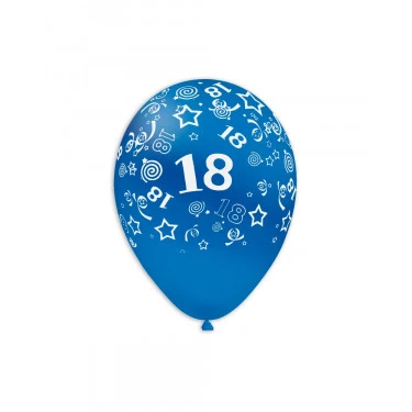 PALLONCINO LATTICE BLU 18° (30 CM CIRCA) 100 PZ