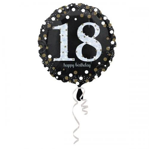 PALLONCINO 18° GENERICO BOY GONFIABILE AD ELIO (45 CM CIRCA) 1 PZ