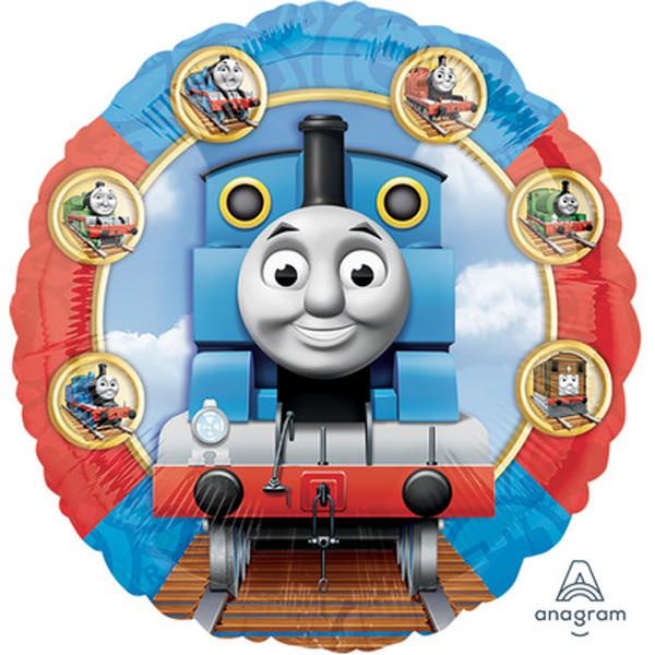 PALLONCINO IN FOIL TRENINO THOMAS GONFIABILE AD ELIO 18" (43 CM CIRCA)