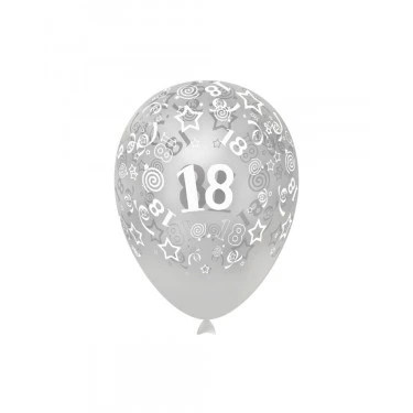 PALLONCINI LATTICE TRASPARENTE 18° (30 CM CIRCA) 100 PZ 