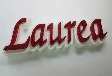NOME IN POLISTIROLO LAUREA