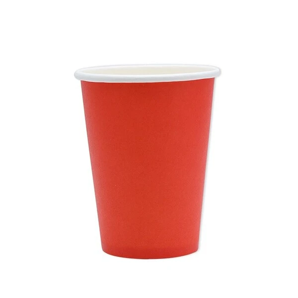 BICCHIERE ECOLOR 200 CC ROSSO