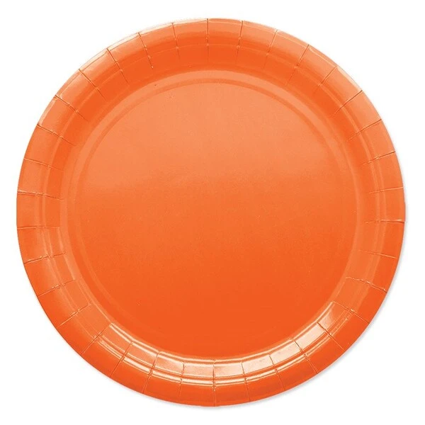PIATTO ECOLOR ARANCIONE Ø 24 CM