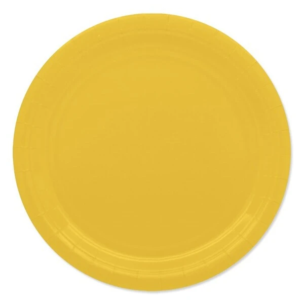 PIATTO ECOLOR GIALLO Ø 24 CM