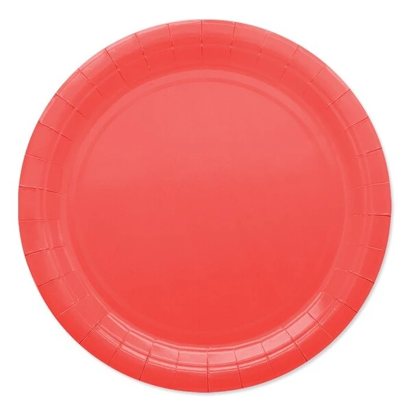 PIATTO ECOLOR ROSSO Ø 24 CM