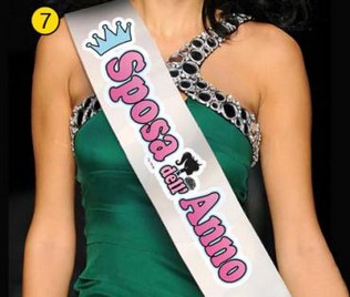 Fascia sposa dell'anno