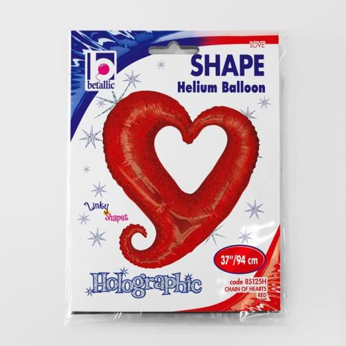 37CHAIN OF HEART RED-H
