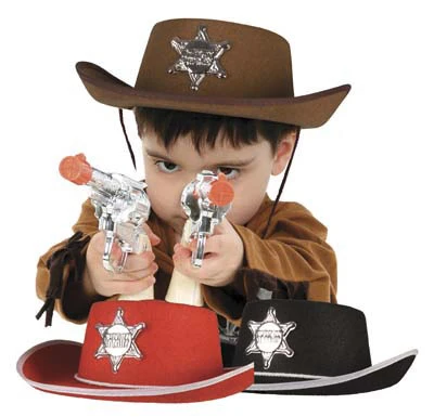 CARNEVALE cappello cow boy bimbo