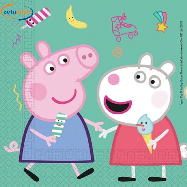 TOVAGLIOLO PEPPA PIG 33 CM 20 PZ