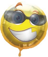 PALLONCINO EMOJI GONFIABILE AD ELIO 45 CM