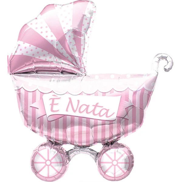 PALLONCINO CARROZZINA GIRL GONFIABILE AD ELIO (82X108 CM) 1 PZ