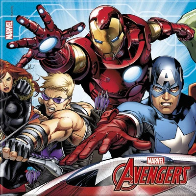 TOVAGLIOLO AVENGERS 33 CM  20 PZ
