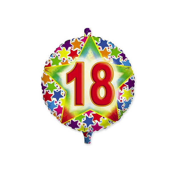 PALLONCINO 18° GENERICO GONFIABILE AD ELIO (45 CM CIRCA) 1 PZ