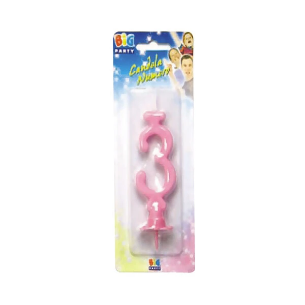 CANDELA N. -3- ROSA MAXI 15 CM  1 PZ