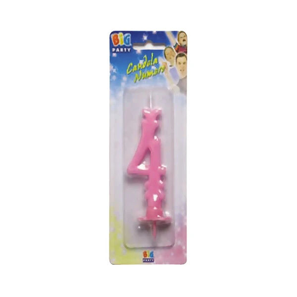 CANDELA N. -4- ROSA MAXI 15 CM  1 PZ