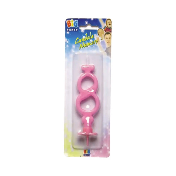 CANDELA N. -8- ROSA MAXI 15 CM  1 PZ