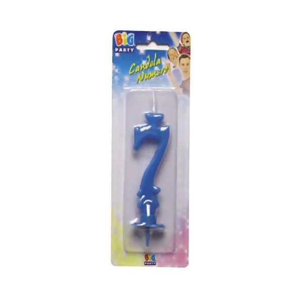 CANDELA N. -7- AZZURRA MAXI 15 CM  1 PZ