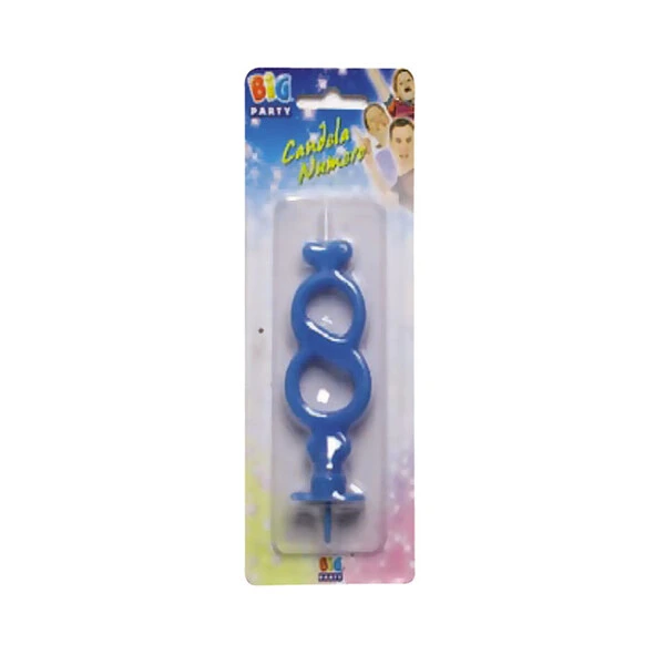 CANDELA N. -8- AZZURRA MAXI 15 CM  1 PZ