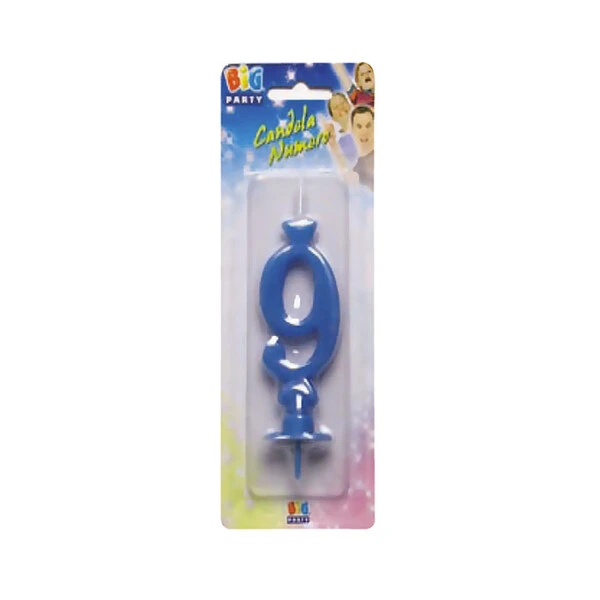 CANDELA N. -9- AZZURRA MAXI 15 CM  1 PZ