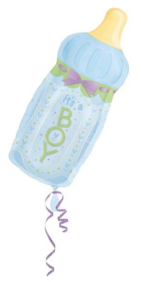 PALLONCINO BIBERON BOY GONFIABILE AD ELIO (79 CM CIRCA) 1 PZ