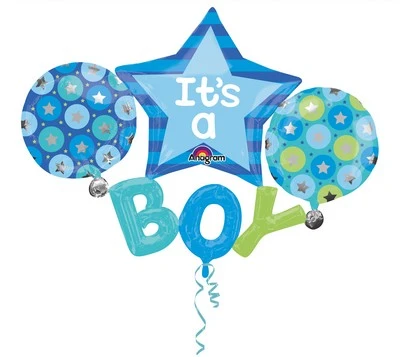 MULTI-PALLONCINO BOY GONFIABILE AD ELIO (134 X 99 CM ) 1 PZ