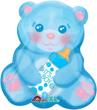 MINI PALLONCINO ORSO BOY GONFIABILE AD ARIA 1 PZ