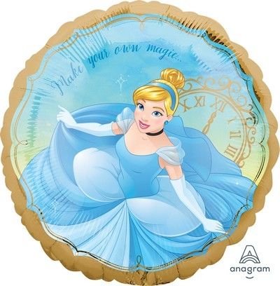 PALLONCINO TONDO CENERENTOLA GONFIABILE AD ELIO