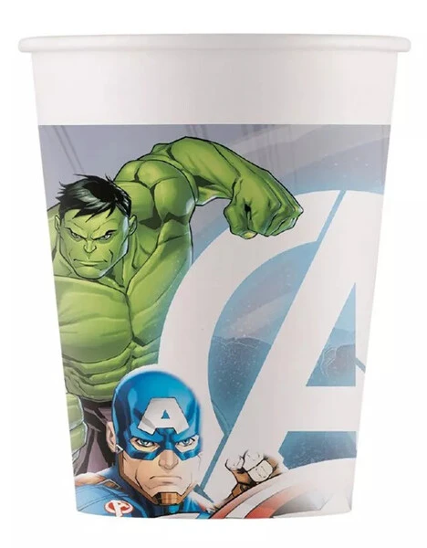 BICCHIERE AVENGERS  8 PZ