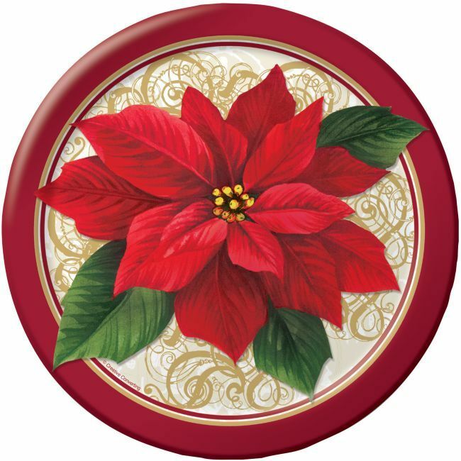 "NATALE" 8 piatti natalizi cm 23 