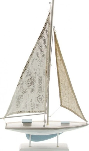 OGGETTISTICA MARE barca a vela  h56 cm