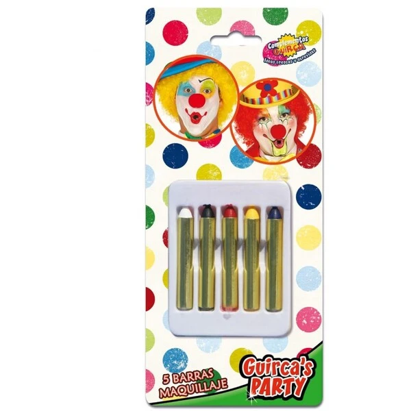 TRUCCO SET MATITE VARI COLORI (5 COLORI) 1 PZ