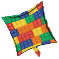 PALLONCINO BLOCK PARTY "LEGO" GONFIABILE AD ELIO 45 CM