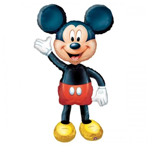 PALLONCINO SAGOMA TOPOLINO GRANDEZZA NATURALE GONFIABILE AD ELIO