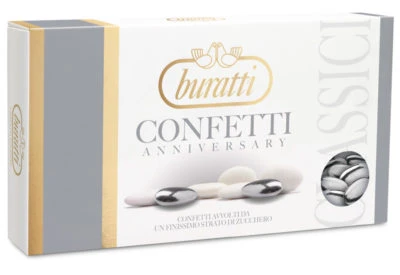 CONFETTI ARGENTO AL CIOCCOLATO 1 KG