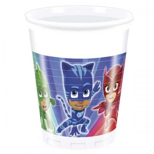 BICCHIERE PJ MASKS 8 PZ