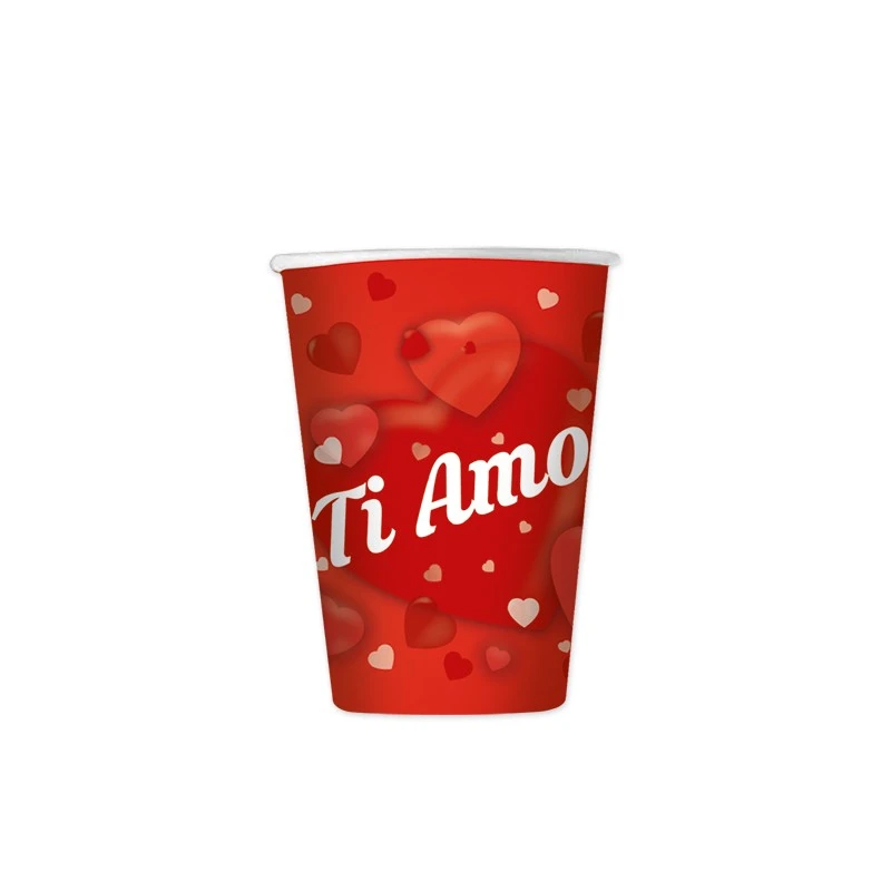 BICCHIERI TI AMO - 200 ML SAN VALENTINO