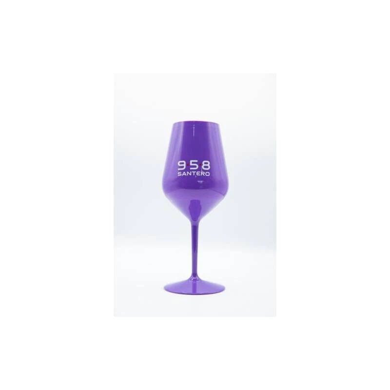 Bicchiere Santero 958 viola a forma di calice