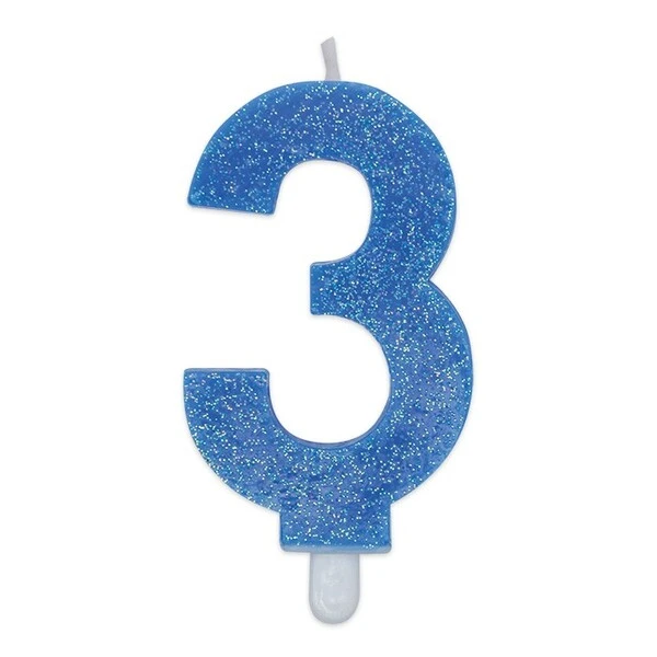 CANDELA N. 3 SWEETY BLU CM 9