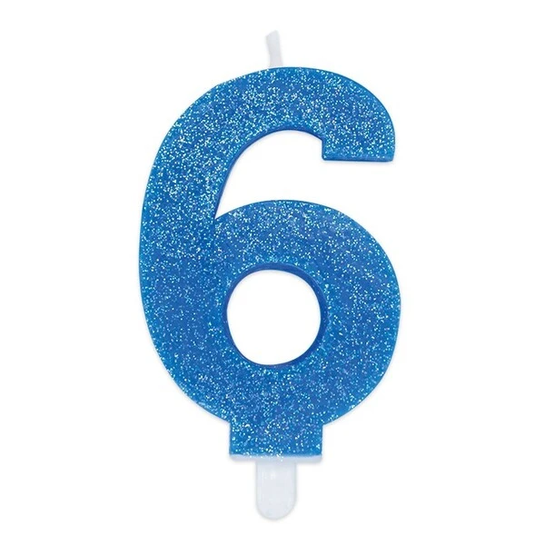 CANDELA N. 6 SWEETY BLU CM 9