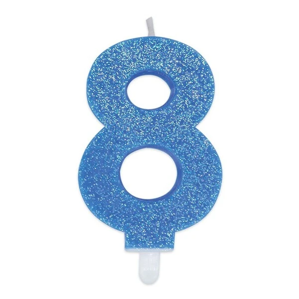 CANDELA N. 8 SWEETY BLU CM 9