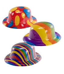 CAPPELLINI BOMBETTA IN PLASTICA COLORATI VARI MODELLI  1 PZ