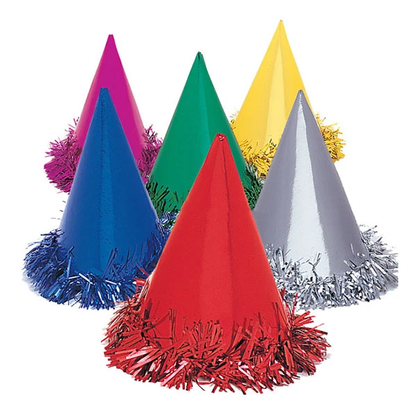 CAPPELLINI MAXI  H 35 CM IN CARTONE  VARI COLORI 1 PZ