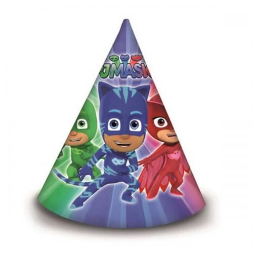 CAPPELLINO CONO PJ MASKS 6 PZ